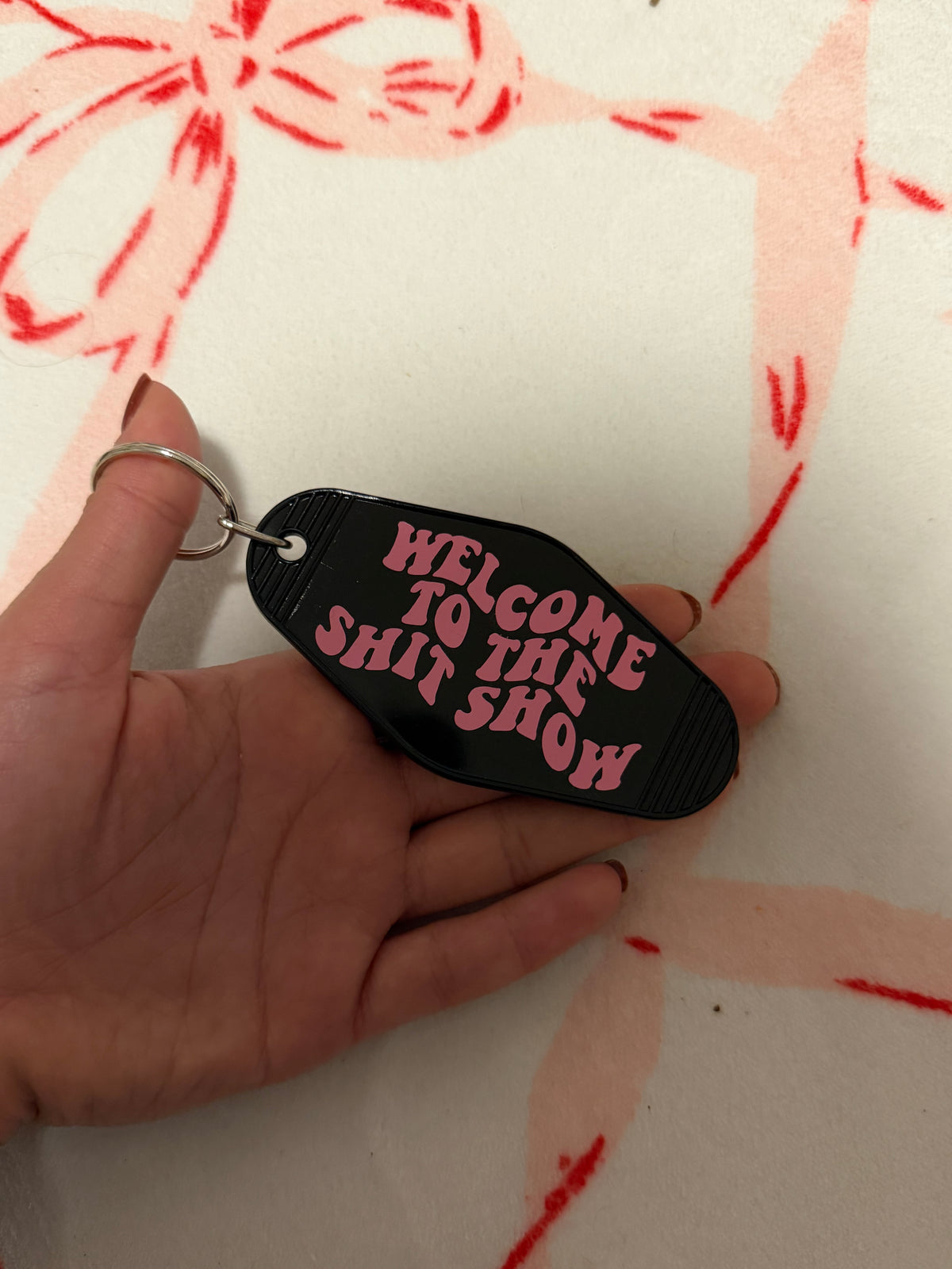 Welcome To The  Shit Show Keychain
